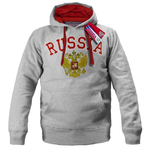 Кофта с надписью россия