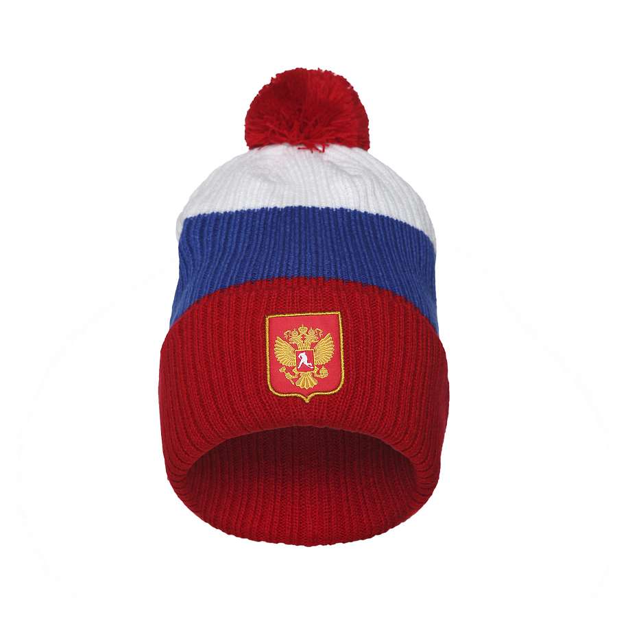 Шапка RED MACHINE с помпоном вязанная L/XL арт. RM1333