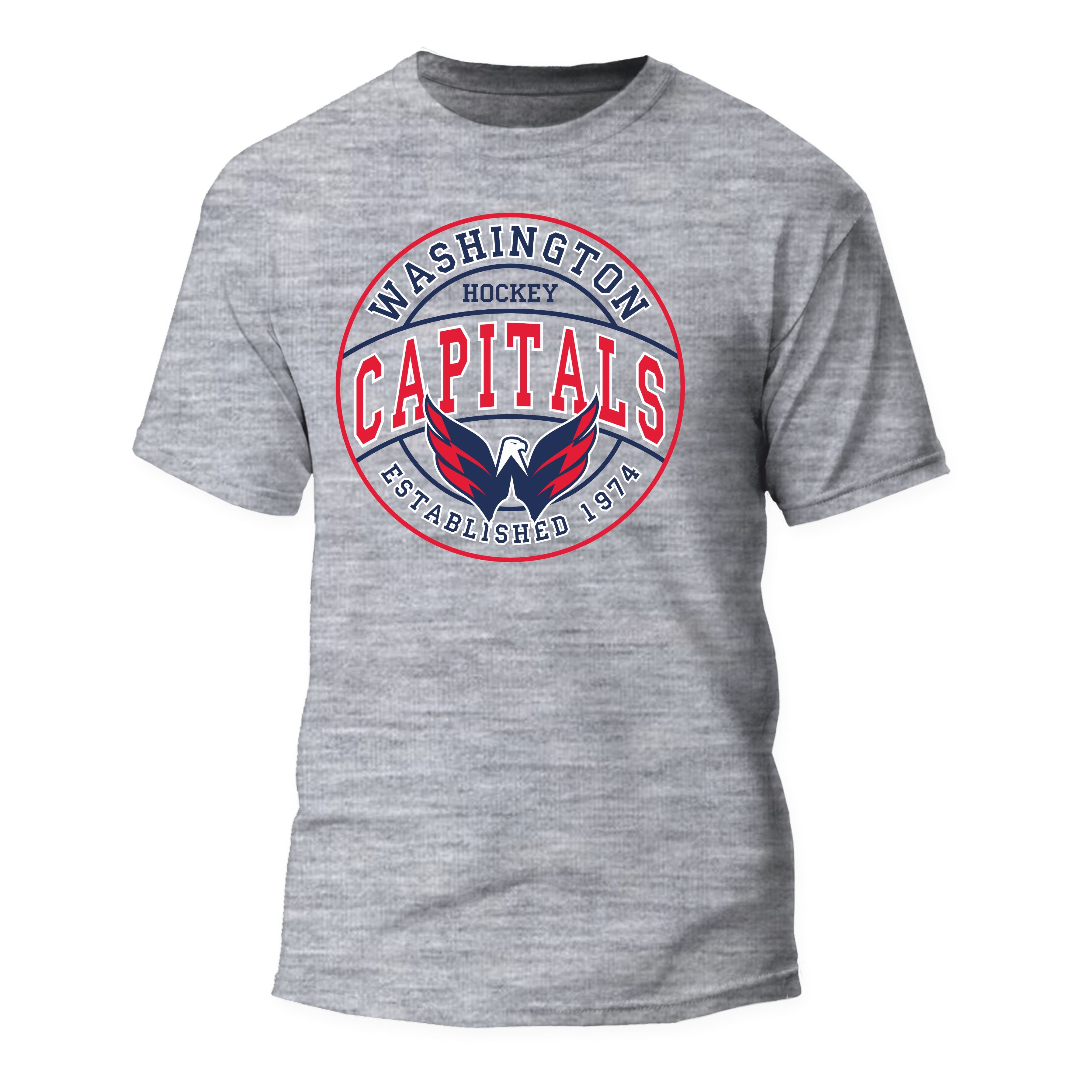 Футболка Washington Capitals, меланж., S