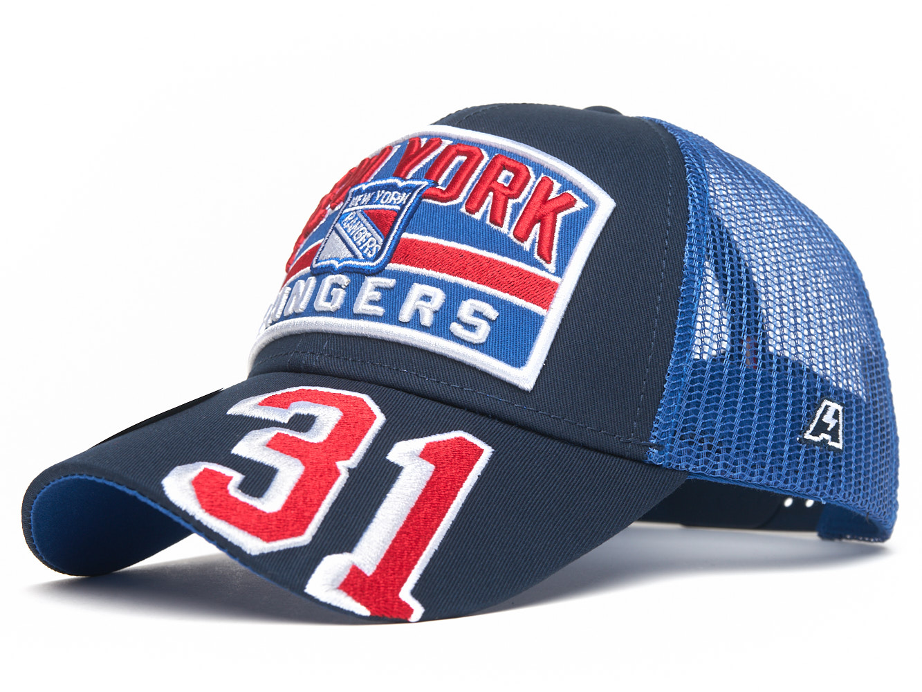 Бейсболка NHL New York Rangers №31, син.-св.син., 55-58 арт. 31566