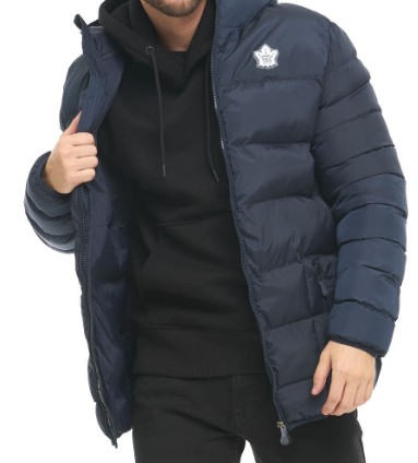 Куртка утеплённая Toronto Maple Leafs. синяя L арт. 57520