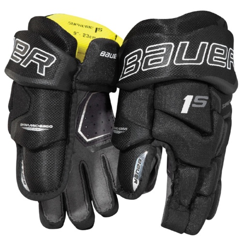 ПЕРЧАТКИ BAUER S17 SUPREME 1S YTH (9", черн/бел)							