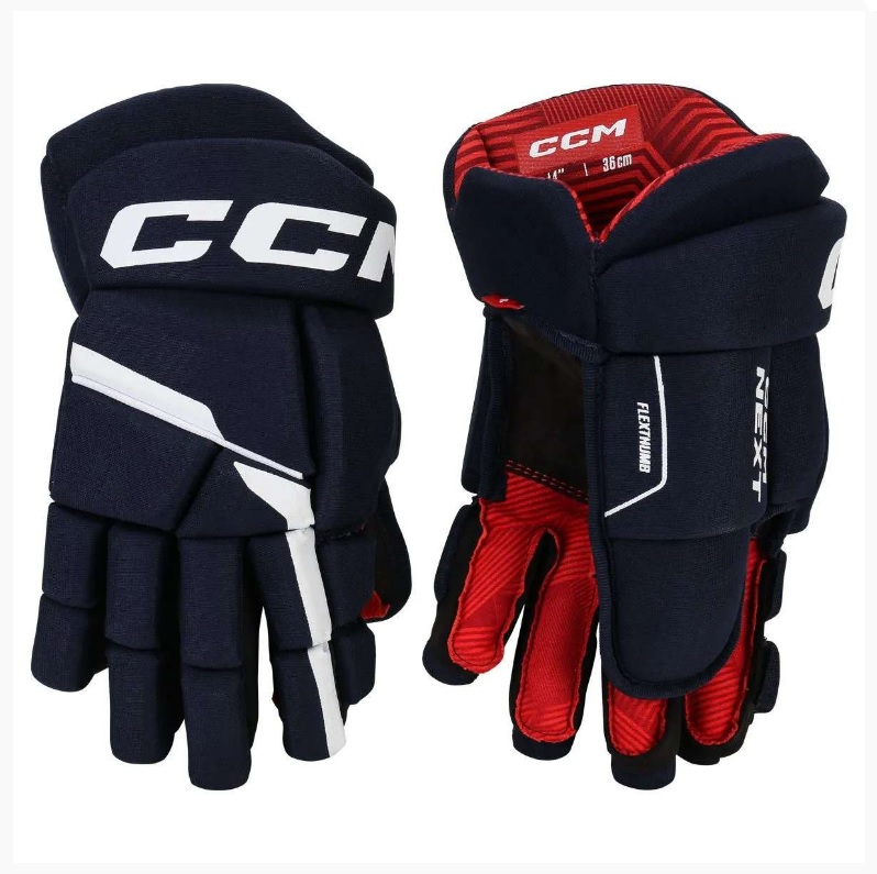 ПЕРЧАТКИ CCM NEXT SR т.син./бел. 14"