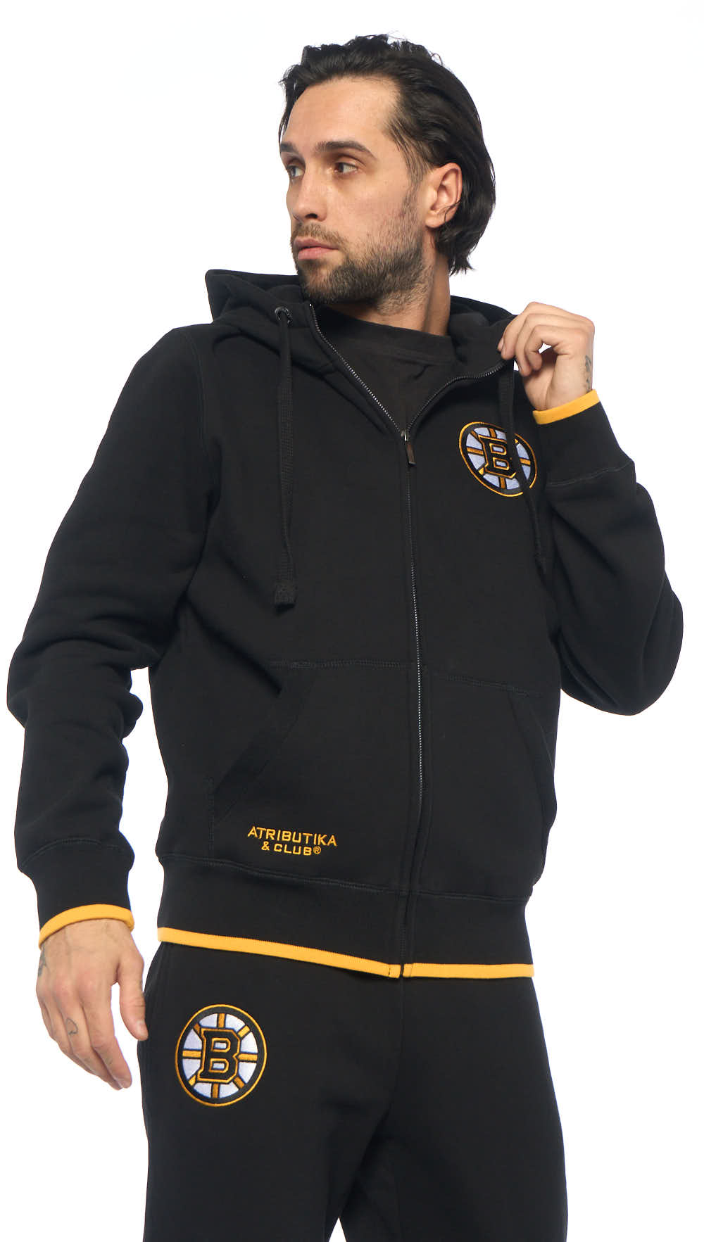Толстовка Boston Bruins, черн., L арт.367180 