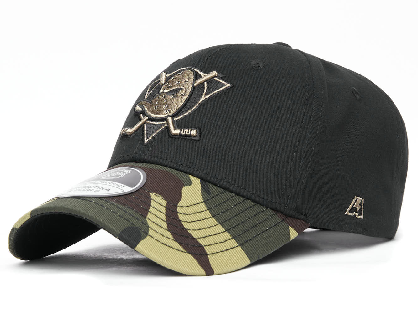 Бейсболка NHL Anaheim Ducks, черн., 55-58 арт.32257 